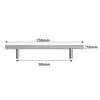 Hengda 10x M?belgriff 96mm Schrankgriffe Edelstahl Produktbild-Vorschau 2