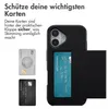 imoshion Backcover mit Kartenfach iPhone 17 - Schwarz Produktbild-Vorschau 2