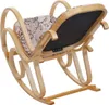 A rocking chair viewed from the back and underneath. Podgląd zdjęcia produktu
