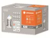 The image shows the packaging of a set of LED garden lights. Produktbild-Vorschau