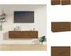 vidaXL Wandschränke 2 Stk. Honigbraun 60x30x30 cm Produktbild-Vorschau 1