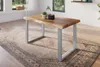 Esstisch 120 x 80 cm Akazie massiv natur Baumkantentisch Produktbild-Vorschau 1