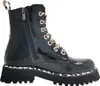 2 Go Fashion  Damenschuhe Schnürstiefel Schwarz Freizeit, Produktbild-Vorschau 2