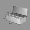 Portaspezie in acciaio inox con 4 scomparti e grande Anteprima dell’immagine prodotto 10