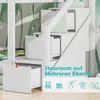 Merax Etagenbett 90x200cm mit Rausfallschutz, Kinderbett Produktbild-Vorschau 3