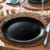 Teller flach 25 cm Pampille schwarz | 6 Stück Produktbild-Vorschau 3