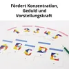 Holz Tangram Lernspiel für Kinder – Buntes Puzzle in Produktbild-Vorschau 4