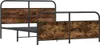 vidaXL Metallbett ohne Matratze Räuchereiche 180x200 cm Produktbild-Vorschau 3