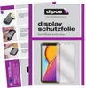 Instructions for applying a screen protector to a smartphone, alongside an image of the product. Náhled obrázku produktu