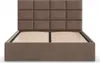 Polsterbett 140x200 cm mit Lattenrost, stabiles Doppelbett Produktbild-Vorschau 4