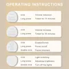 An instructional diagram showing operating instructions for a device. Produktbild-Vorschau