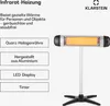 Blumfeldt Heizstrahler, Mobiler Infrarot-Heizstrahler Produktbild-Vorschau 2