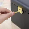 Schmuckkästchen mit Spiegel und Schlüssel, schwarz Produktbild-Vorschau 32