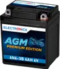 Electronicx 6N6-3B AGM baterie 6V 6Ah ▶ Motocykl Skútr Náhled obrázku produktu 2