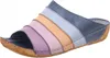 Gemini Damen Pantolette Clog Leder Keilabsatz Korkoptik Produktbild-Vorschau 6