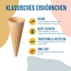 Bazko Klassisches Eishörnchen | Eiswaffeln 14,2 cm / 6 cm | Produktbild-Vorschau 2
