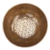 Tibetische Klangschale „Singing Bowl“ mit BLUME DES LEBENS, Produktbild-Vorschau 3