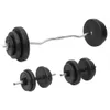 vidaXL Bilanciere e manubrio con pesi da 60 kg Anteprima dell’immagine prodotto 8