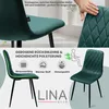Lina® Elisia Esszimmerstuhl im modernen Design - Samt - Produktbild-Vorschau 8