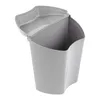 Abfalleimer grau, inkl. Halterung, (H/B/T) 30 x 27 x 16 cm, Produktbild-Vorschau 7
