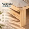 Homestyle4u Holzbett 90x200 mit Lattenrost Palettenbett Produktbild-Vorschau 6