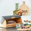 Zeller Present Brotkasten Bamboo/Metall 39x27x19cm, Rund, Produktbild-Vorschau 5