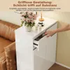 Sideboard mit 2 Türen und 2 Schubladen, Hochglanz-Kommode, Produktbild-Vorschau 7