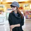 Retro Herbst Winter Frauen Mädchen Kunstwolle einfarbige Produktbild-Vorschau 8