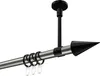 Interdeco Gardinenstange / Vorhangstange Edelstahl-Optik / Produktbild-Vorschau 1