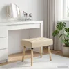 vidaXL Kanalgepolsterte Bank Creme 60 x 40 x 45 cm Stoff Produktbild-Vorschau 4
