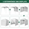 LEADZM Faltpavillon 2 x 2m Pavillon mit 4 Seitenwänden, Produktbild-Vorschau 4