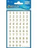 Avery Zweckform® 3728 Číselné štítky - 0-99, 7,5 mm, zlaté, Náhľad obrázku produktu 3
