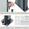 tectake® Doppel-Seitenmarkise 200 x 600 cm ausziehbar, mit Produktbild-Vorschau 4