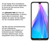 A smartphone with a screen protector outline shown next to descriptive text. Náhľad obrázku produktu