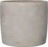 A plain, light gray concrete planter pot is shown against a white background. Náhled obrázku produktu
