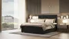 Boxspringová postel DELTA 3 - 160x200, černá Náhled obrázku produktu 1