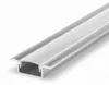 LED Profile in silber P6-1 100CM opal Abdeckung für LED Produktbild-Vorschau 1