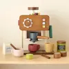 Petite Amélie Kaffeemaschine aus Holz Noyer Produktbild-Vorschau 1
