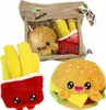 Plüsch Burger und Pommes kawaii in Tasche - ca. 15 cm Produktbild-Vorschau 1