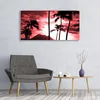 Acrylglasbilder 120x60 Wandbild Druck Gebirge Palmen Natur Produktbild-Vorschau 3