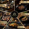 KAISERTAL Grillpfanne emailliert - 27cm Premium Grillpfanne Produktbild-Vorschau 5