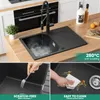 ANYCEE MAX Spülbecken Schwarz 65x45 cm, Granitspüle Schwarz Produktbild-Vorschau 4