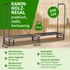 TTL GARDEN Kaminholzregal M 200x36x116cm Schwarz mit Produktbild-Vorschau 2