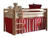 Vipack Spielbett Pino mit Textilset "Zirkus" - Kiefer Produktbild-Vorschau 1