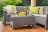 KETER Tisch Corfu - 77 x 57 x 42 cm - Cappucino Produktbild-Vorschau 2
