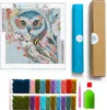 ARTULIO - Diamond Painting Set - Bunte Eule mit Blumenmotiv Produktbild-Vorschau 3