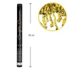 Shooter gold Luftschlangen gekringelt Konfettikanone 60 cm Produktbild-Vorschau 2