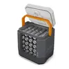 A portable electric cooler box filled with cans, with its lid open. Náhľad obrázku produktu