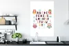 MuchoWow® Poster Illustration von Alphabet und Eulen 80x120 Produktbild-Vorschau 3