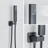 Set di rubinetti per doccia, sistema a pioggia e cascata Anteprima dell’immagine prodotto 4